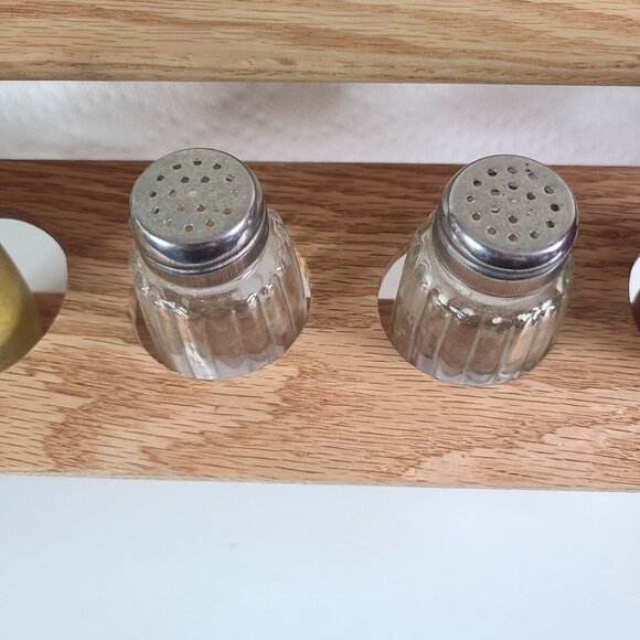 Wood Condiment Caddy Hand Made One Of A Kind W/ Paper Towel Holder - Picture 7 of 16